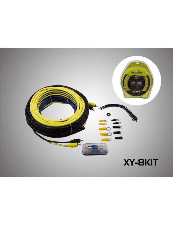 XY-8KIT GÜÇ VE HOPARLÖR KABLOLARI